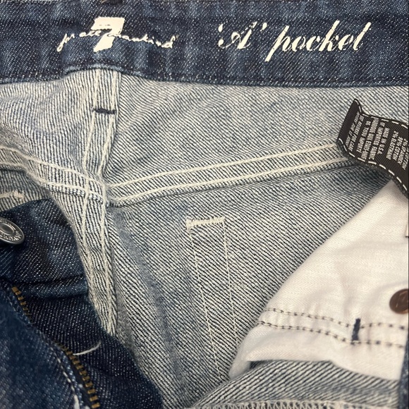 7 For All Mankind Jeans 7 For All Mankind A Pocket Jeans sz28 - Picture 6 of 9